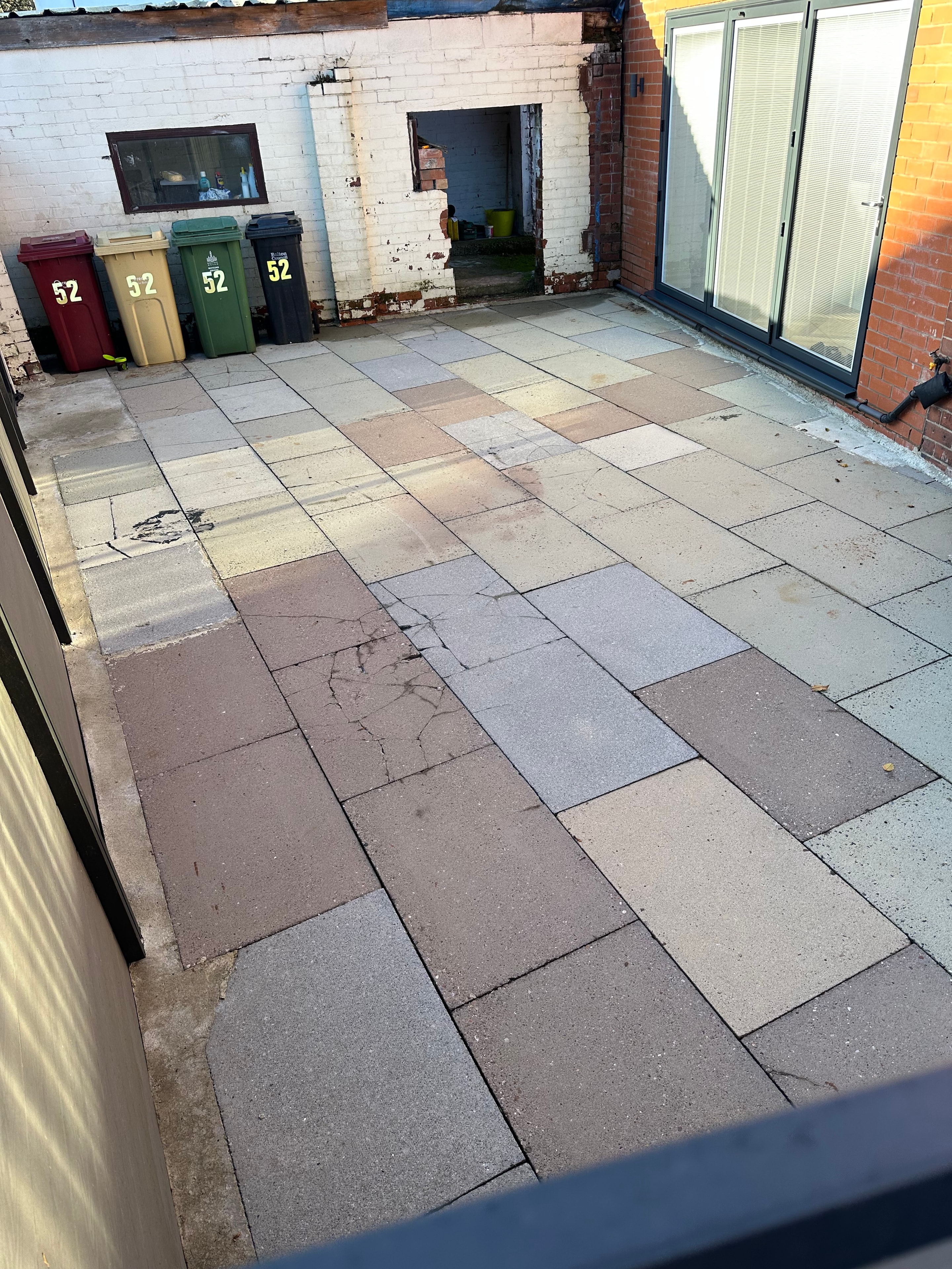 After pressure washing — job 3