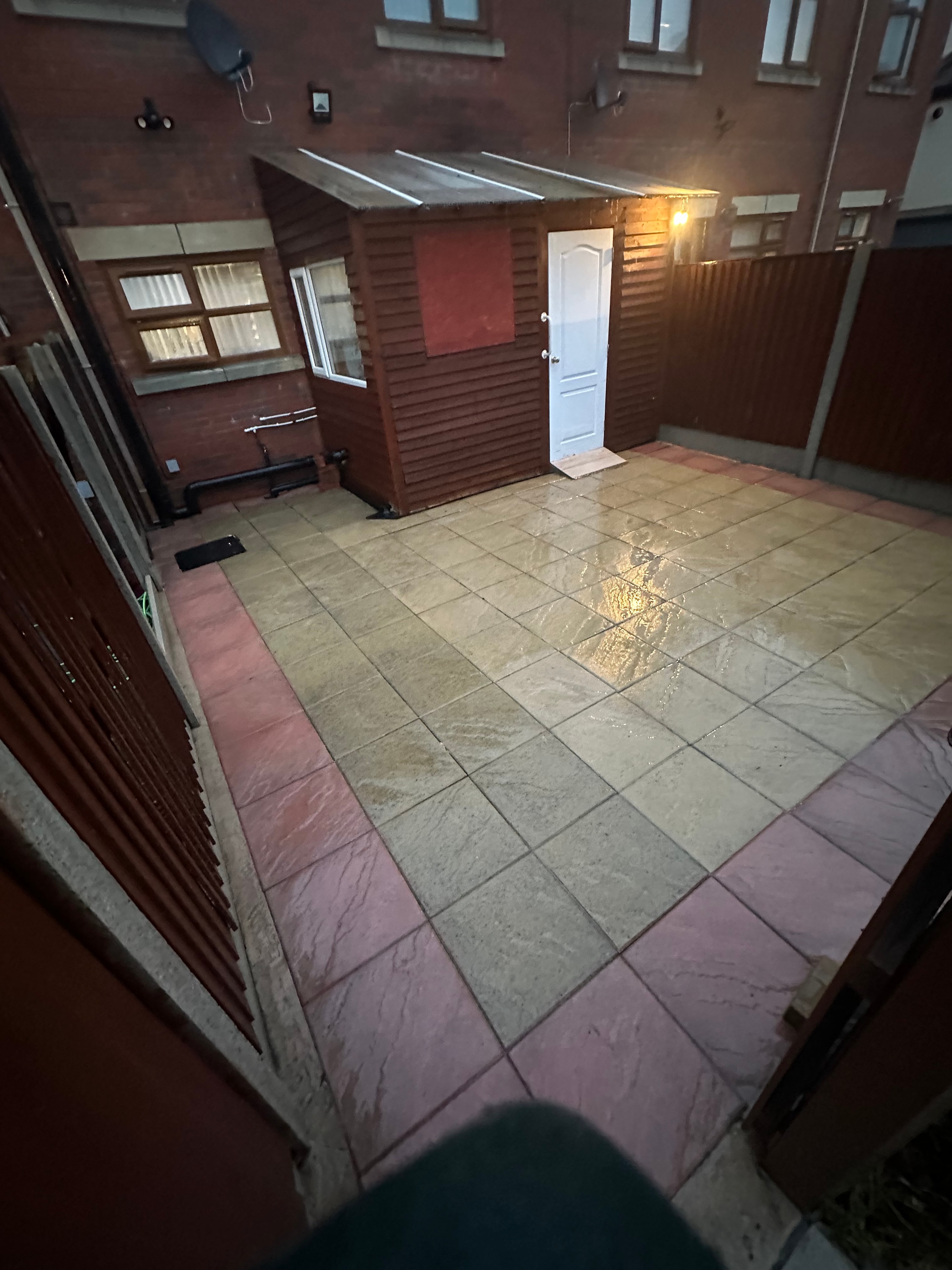After pressure washing — job 4